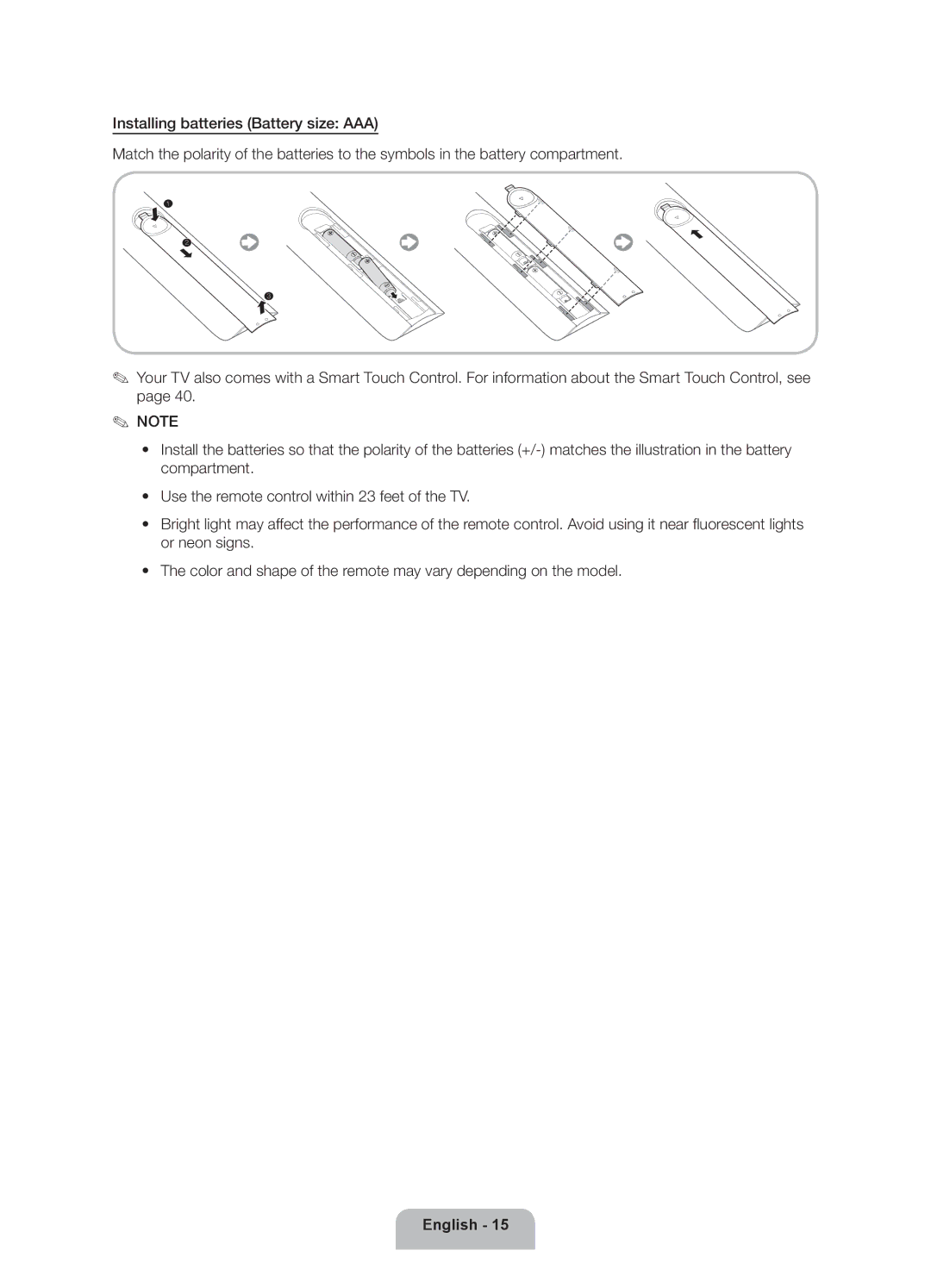 Samsung PN64E8000 Kit, BN68-04034A-06 user manual English 