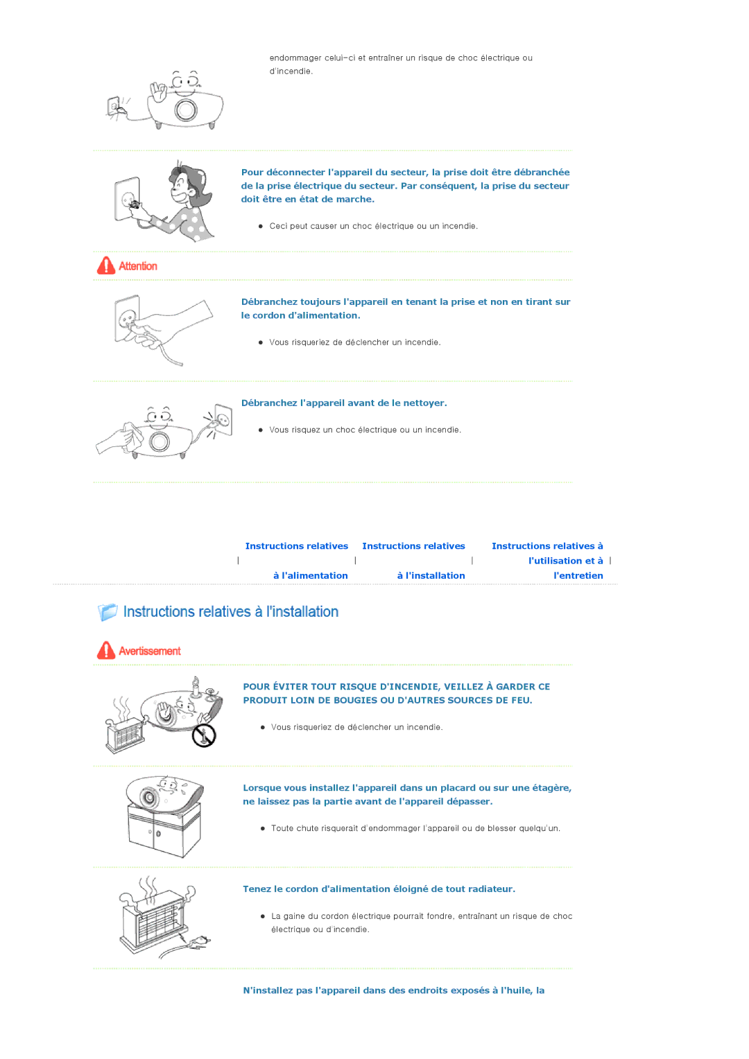 Samsung 20071106142725218, BP59-00131A-00 manual Débranchez lappareil avant de le nettoyer 