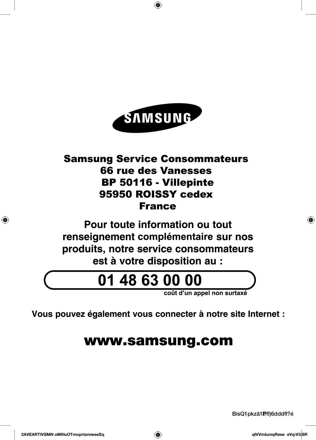 Samsung BQ1AQ4T013/XEF manual Code N DG68-00069T 