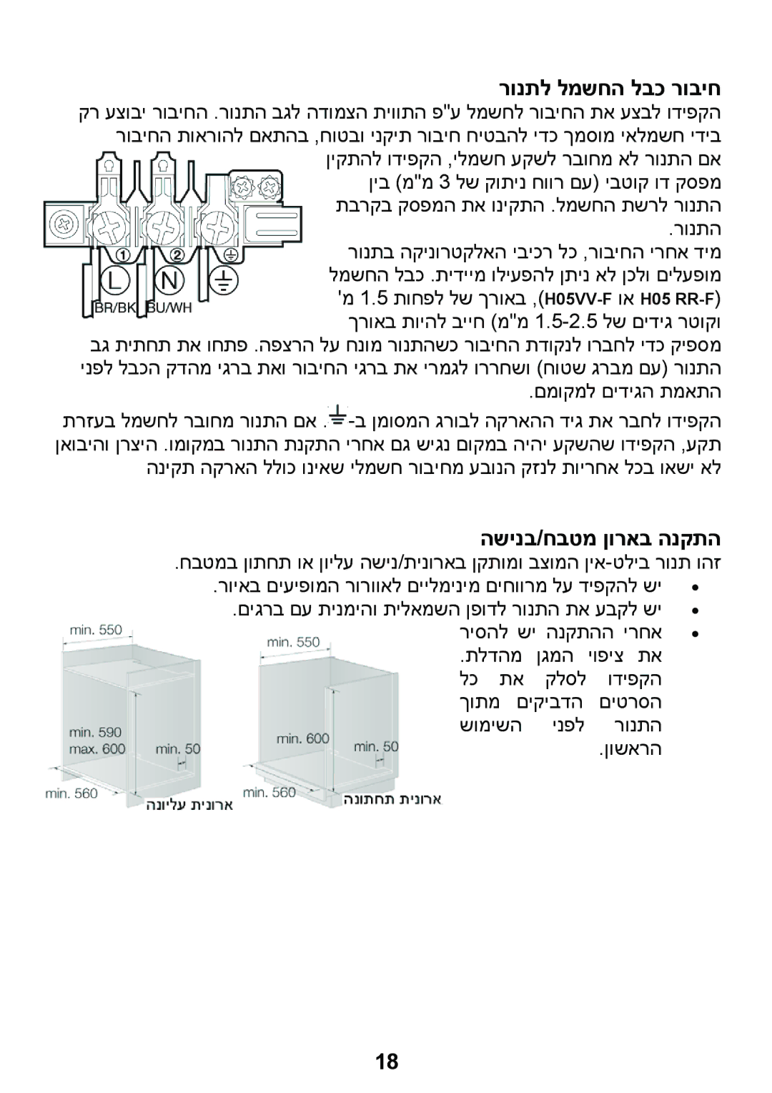 Samsung BQ1D4T093/SLI manual רונתל למשחה לבכ רוביח, השינב/חבטמ ןוראב הנקתה 