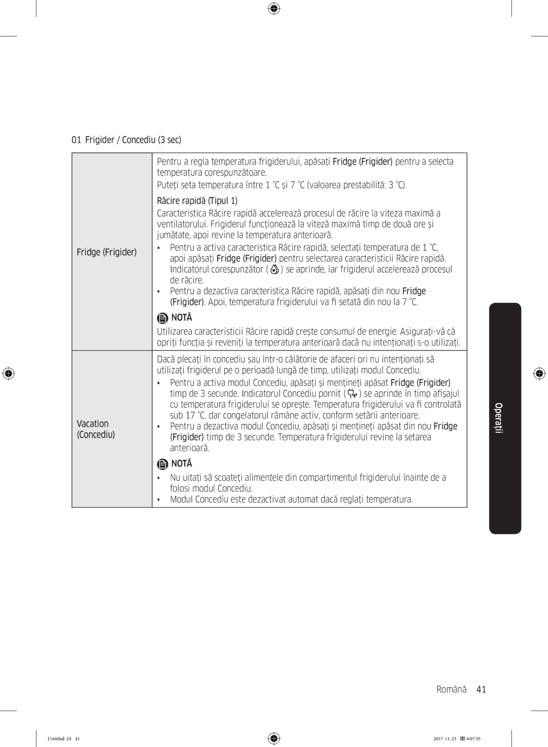 Samsung BRB260030WW/EF manual Indicatorul corespunzător, De răcire 