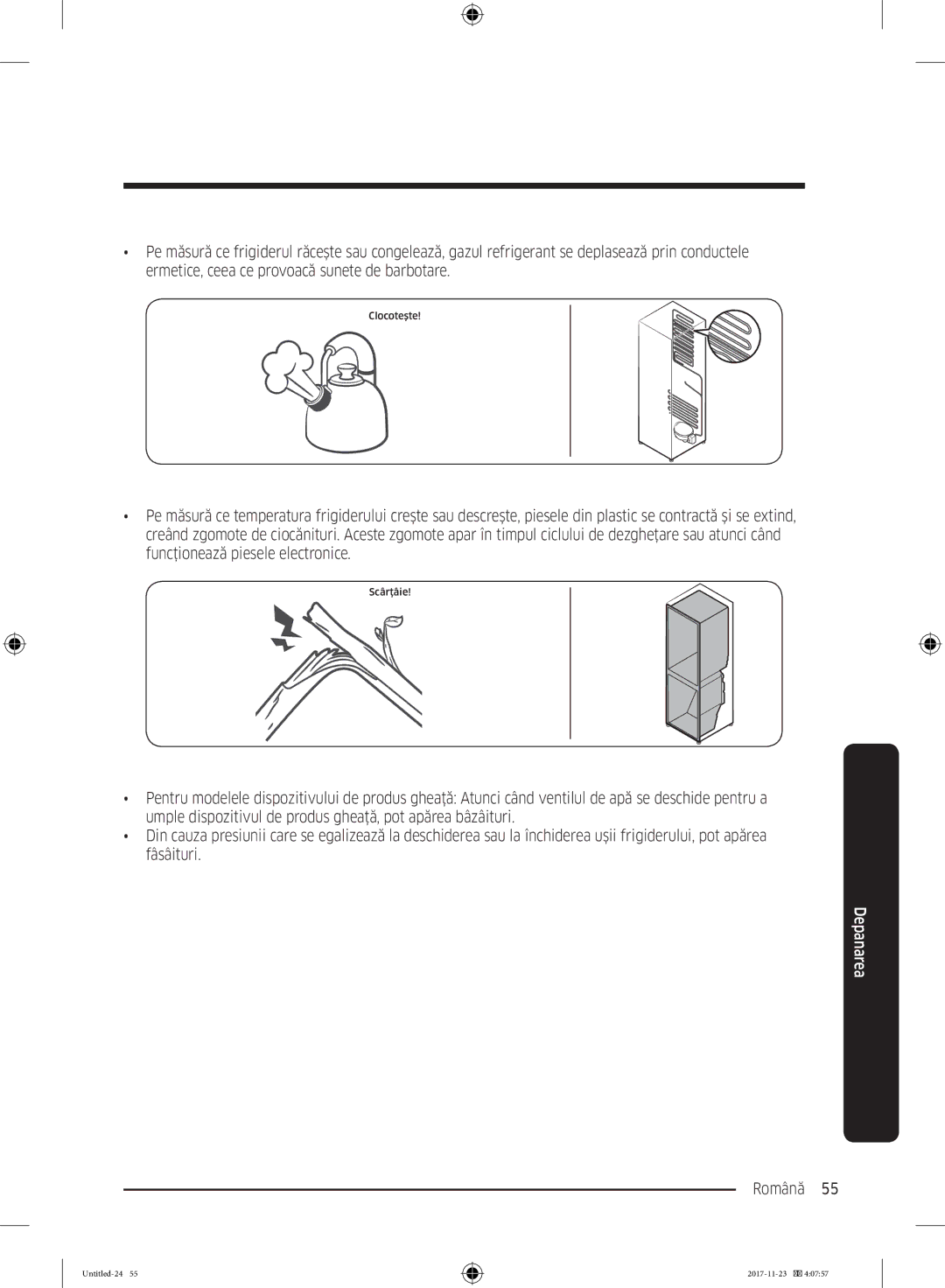 Samsung BRB260030WW/EF manual Clocoteẟte 