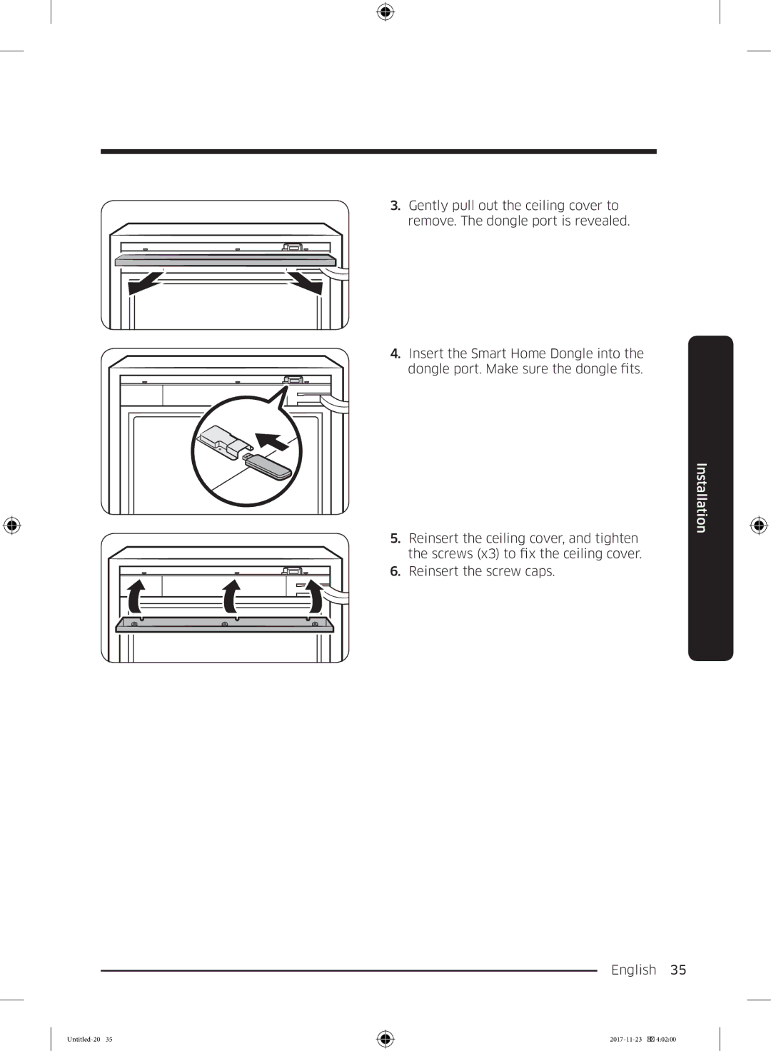 Samsung BRB260030WW/EF, BRB260130WW/EF, BRB260034WW/EF, BRB260176WW/EF, BRB260131WW/EF manual Installation 