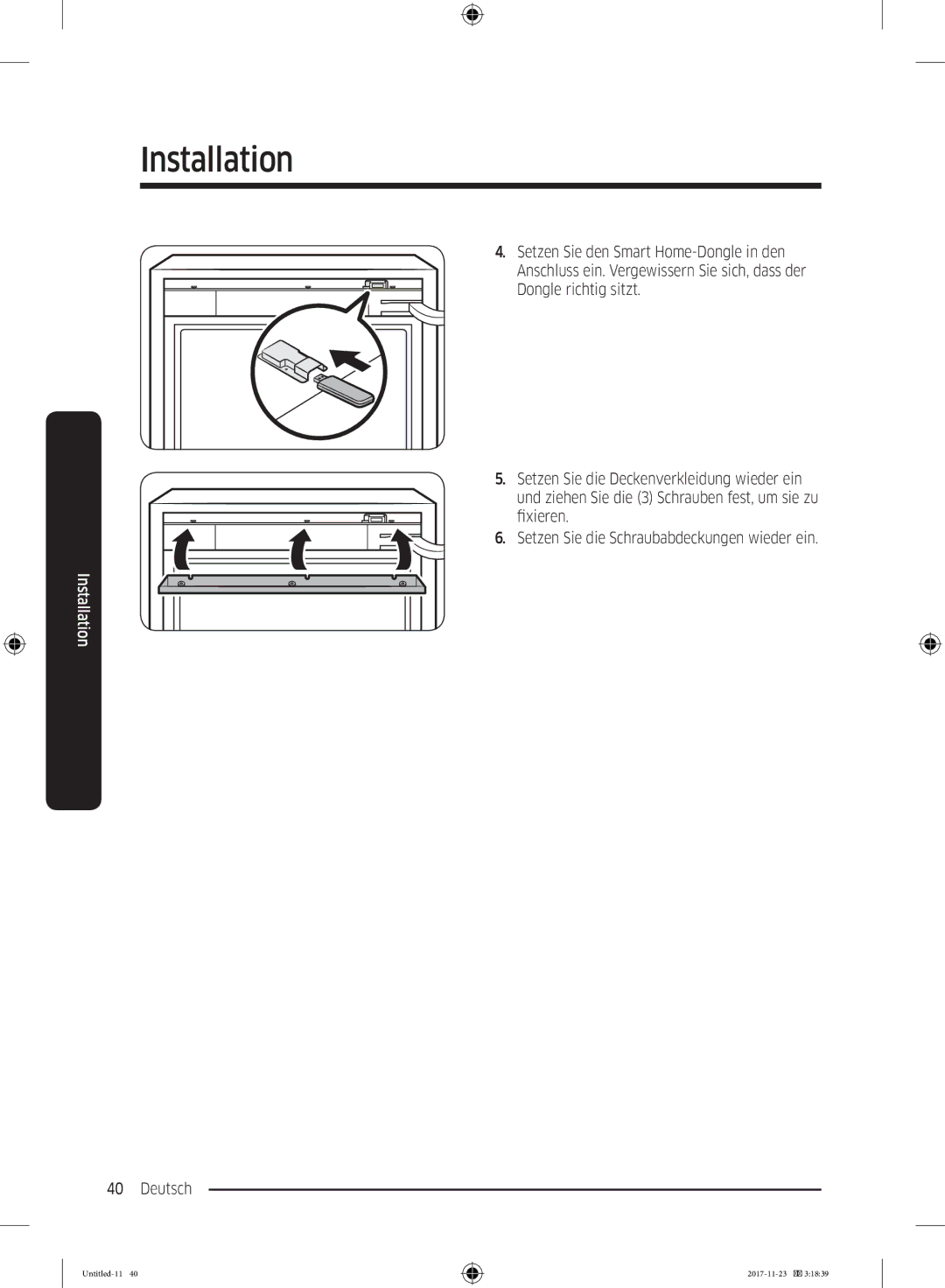 Samsung BRB260187WW/EF, BRB2G0135WW/EG, BRB2G0131WW/EG, BRB260134WW/EF, BRB2G0134WW/EG, BRB2G0130WW/EG manual Installation 