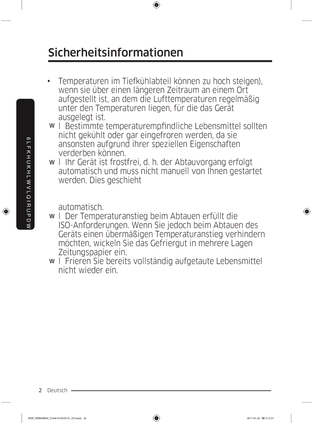 Samsung BRR19M011WW/EG, BRR19M010WW/EG, BRR12M001WW/EG, BRR12M000WW/EG manual  Deutsch 