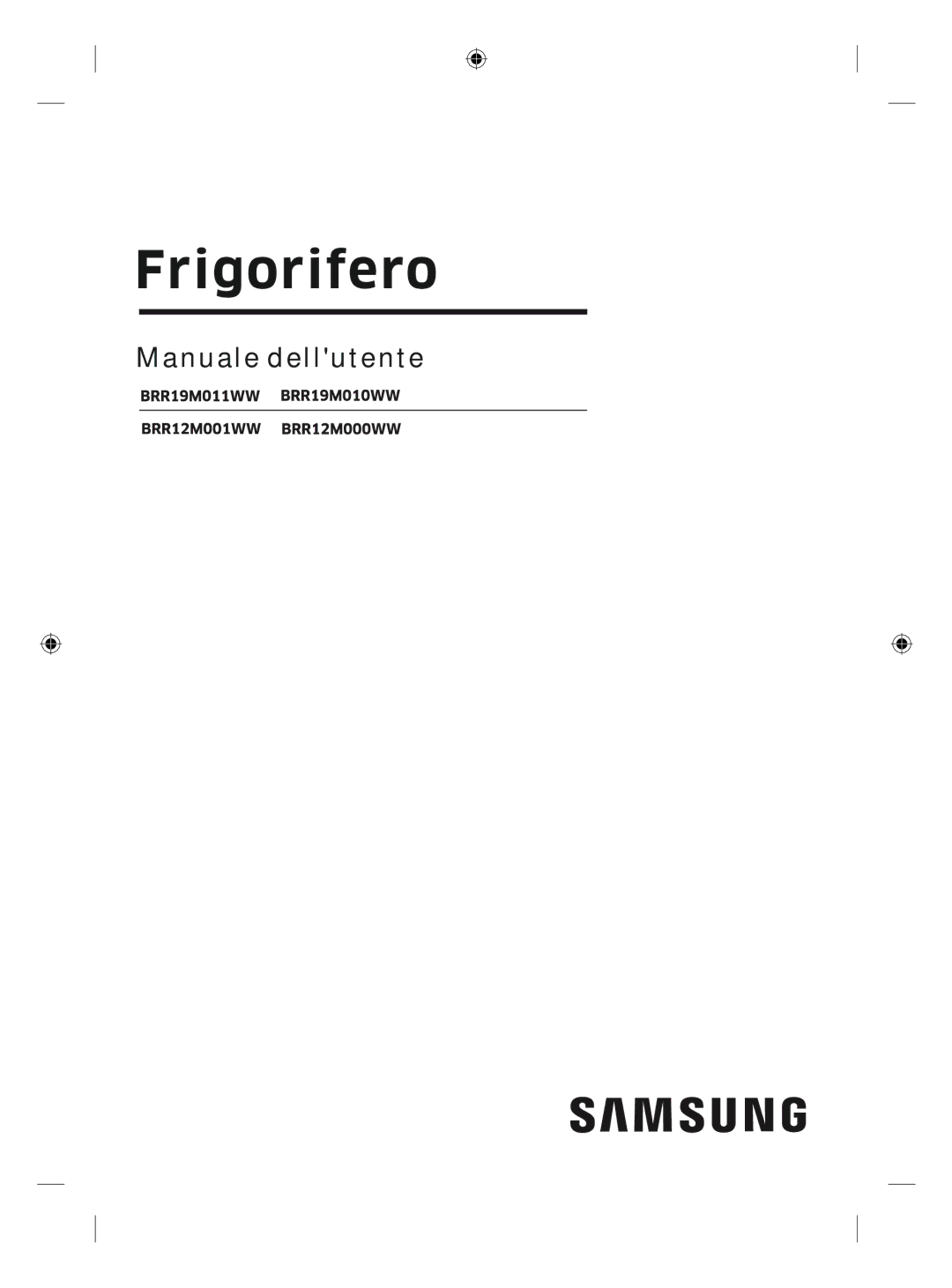 Samsung BRR19M010WW/EG, BRR19M011WW/EG, BRR12M001WW/EG, BRR12M000WW/EG manual Frigorifero 