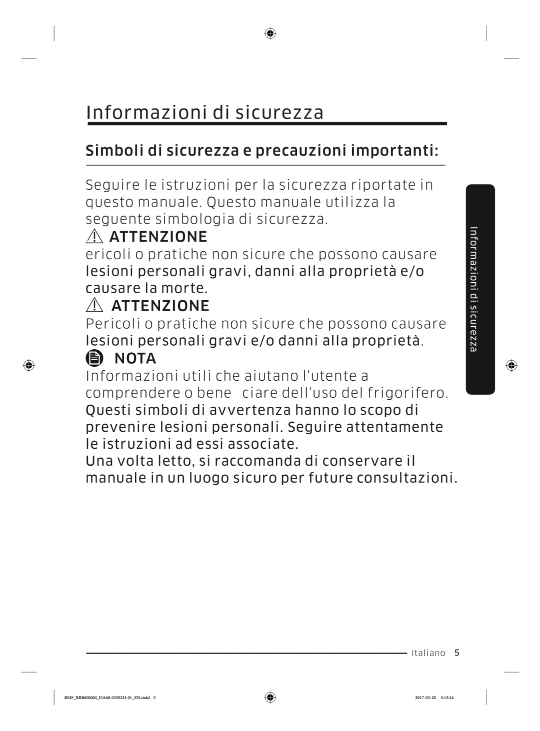 Samsung BRR19M010WW/EG, BRR19M011WW/EG, BRR12M001WW/EG, BRR12M000WW/EG manual Nota 