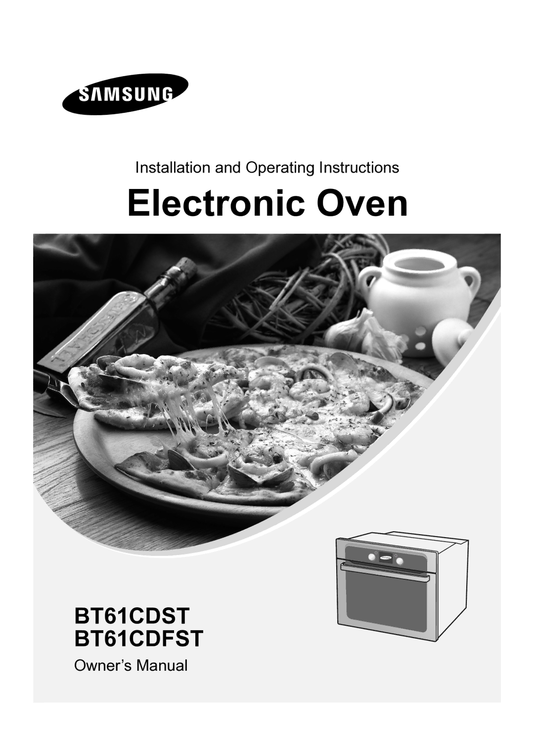 Samsung BT61CDST/BOL manual Electronic Oven 