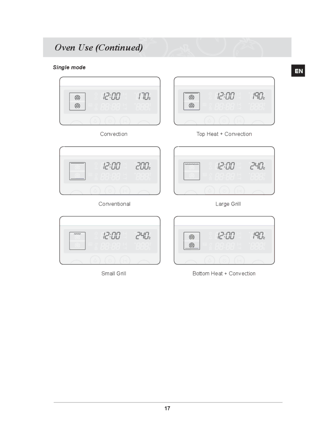 Samsung BT62FQBFST, BT620FQST, BT62FQBPST, BT62FQPST, BT62FQFST owner manual Single mode 