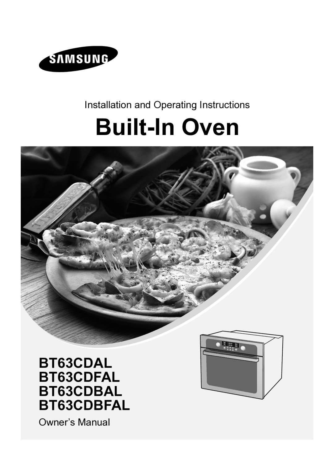 Samsung BT63CDAL/BOL manual Built-In Oven 