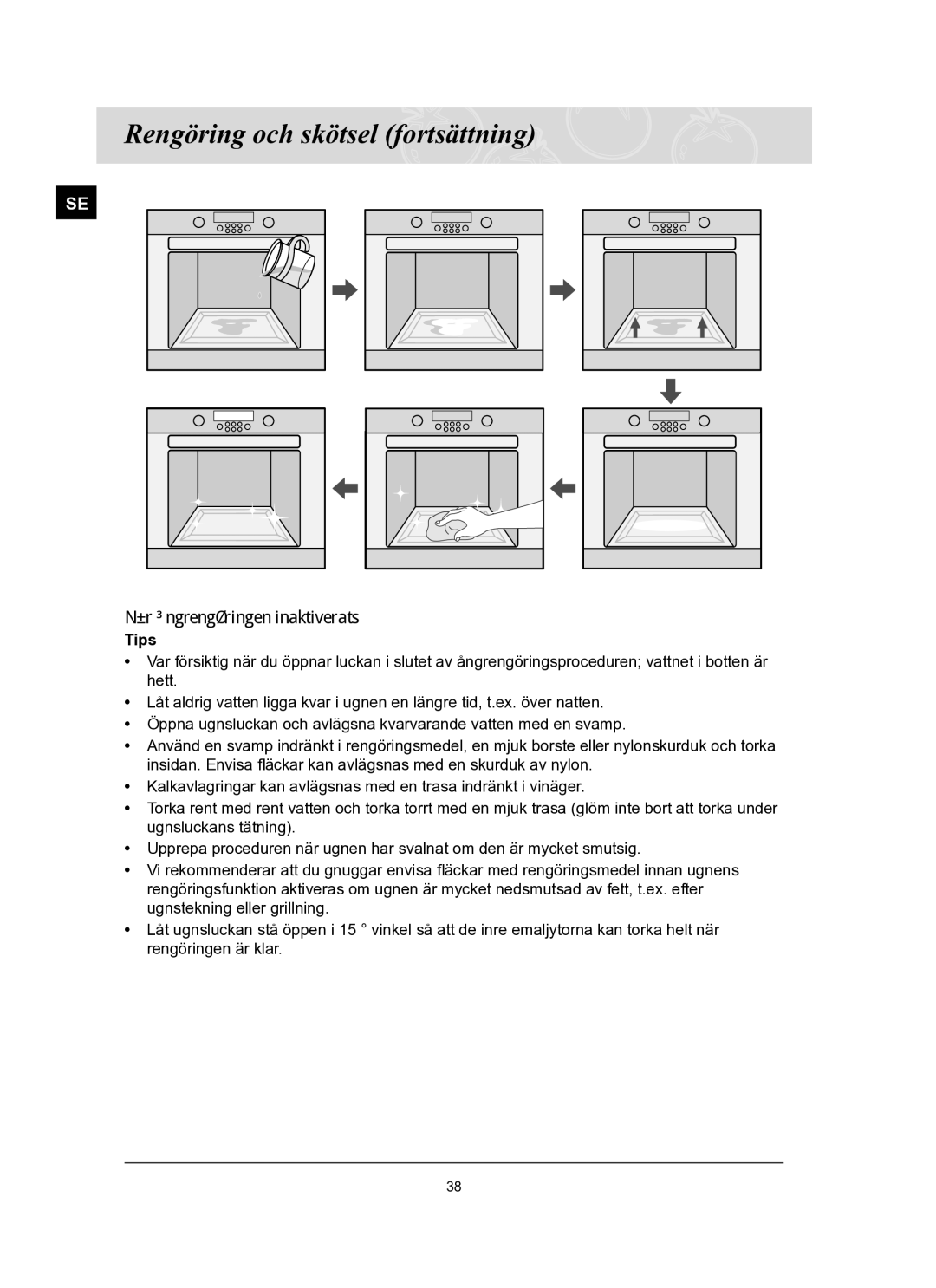 Samsung BT65FQBFST/XEE manual Tips 