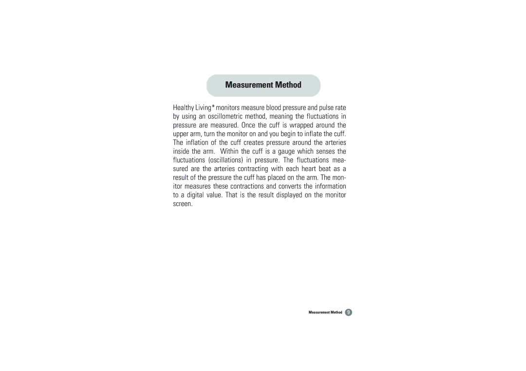 Samsung BVM-1007 owner manual Measurement Method 