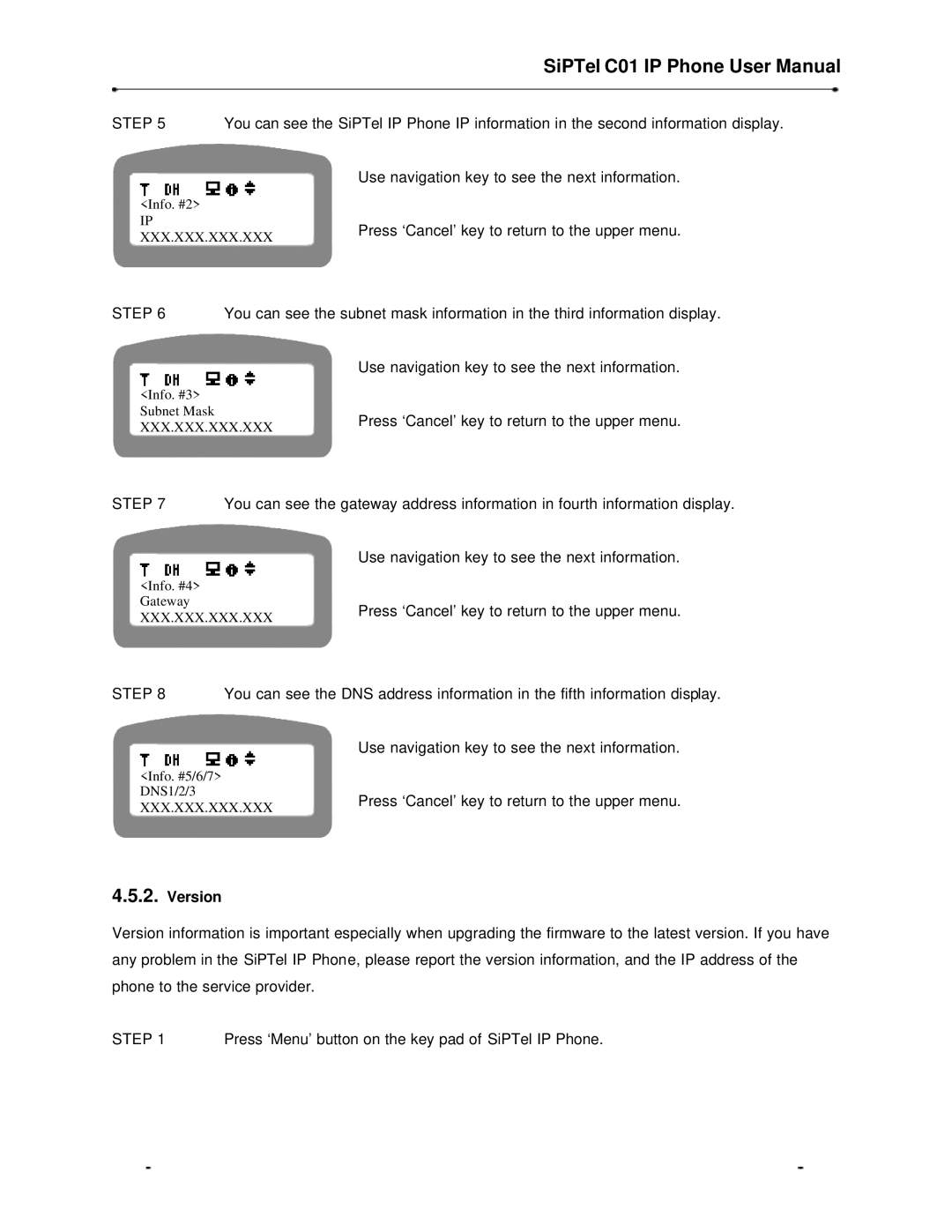 Samsung C01 user manual Version 