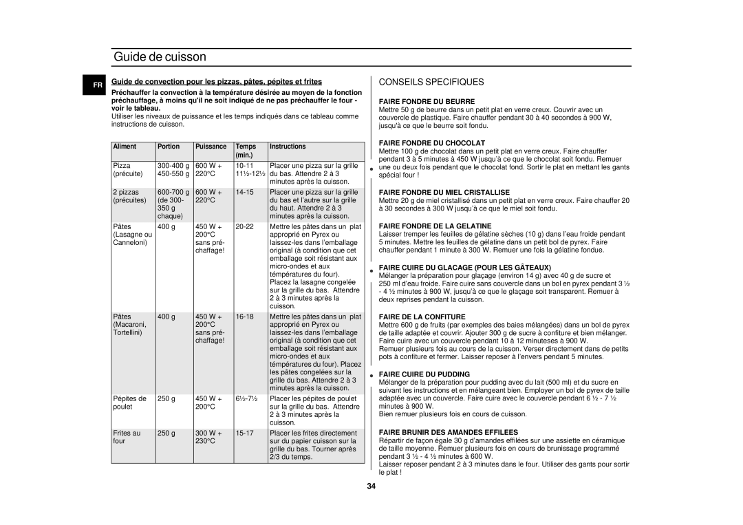 Samsung C104F-SL/XEF, C104F/XEF, C101/XEF manual Conseils Specifiques 