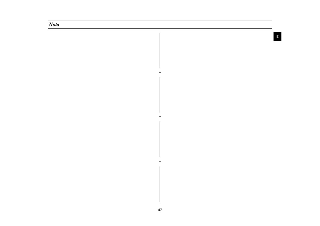 Samsung C139STF/XEC manual Nota 