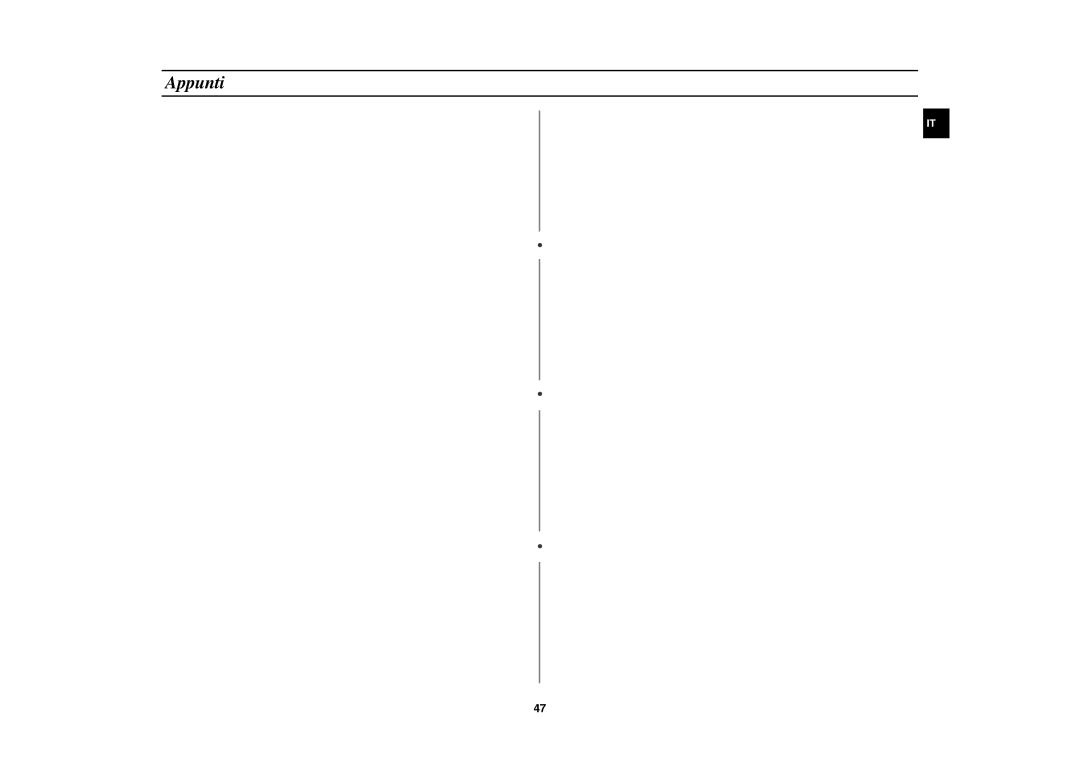 Samsung C139STF/XET manual Appunti 