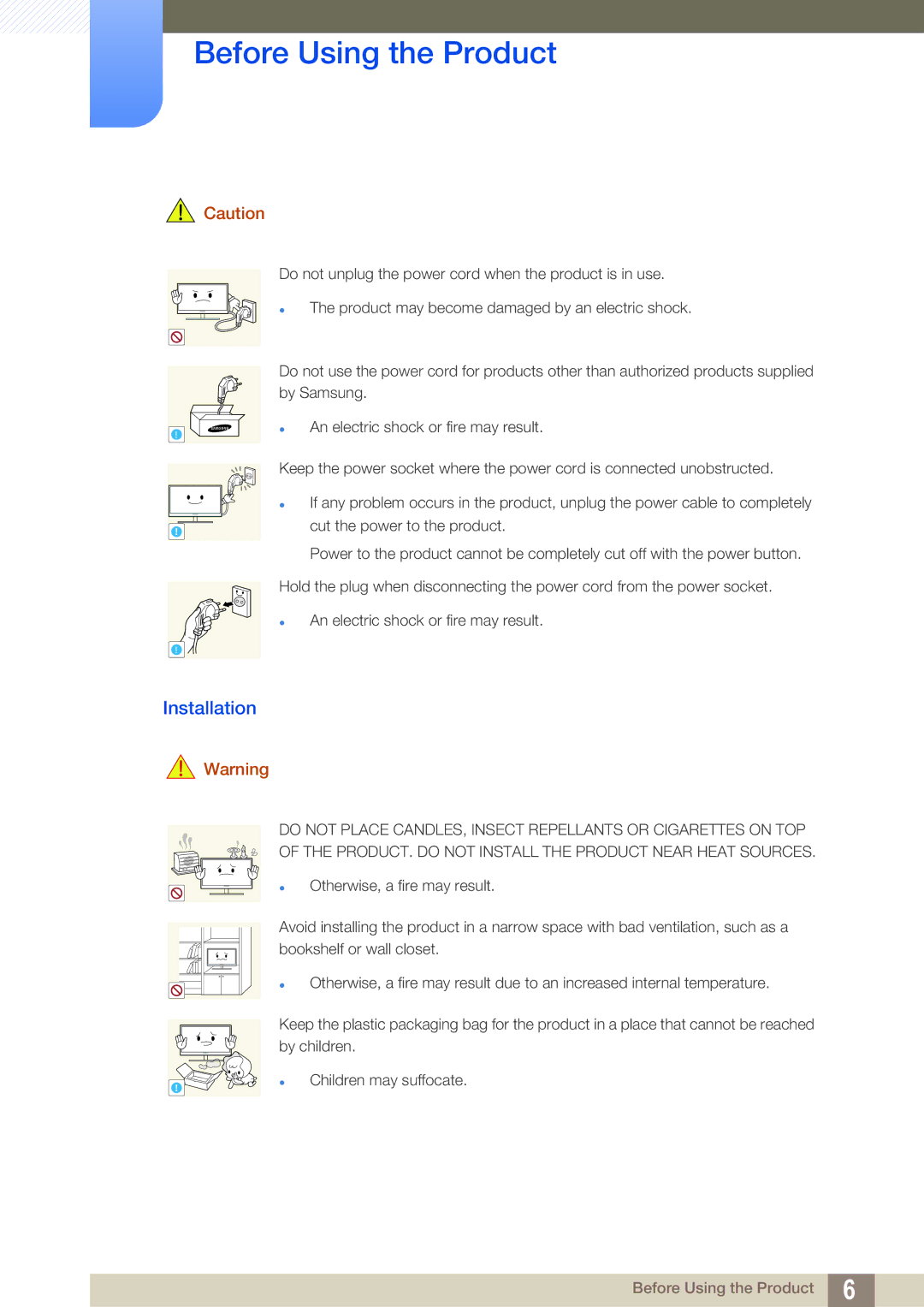 Samsung C24A650U, C24A650X, C27A650X, C27A650U user manual Installation 