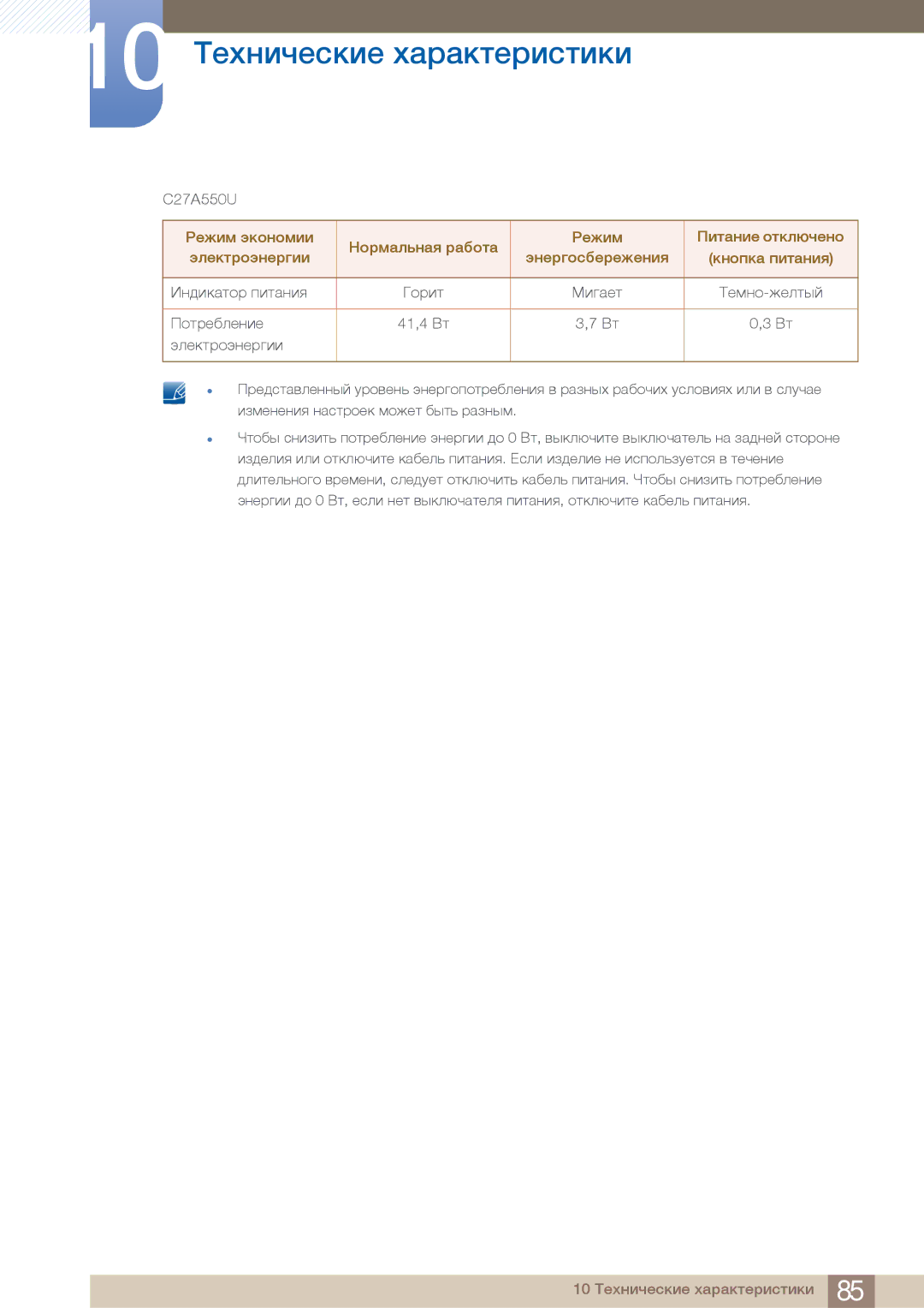 Samsung C23A550U, C27A550U manual ªÉÍËÀ¼ÆÀÈÃÀ 41,4 Í 