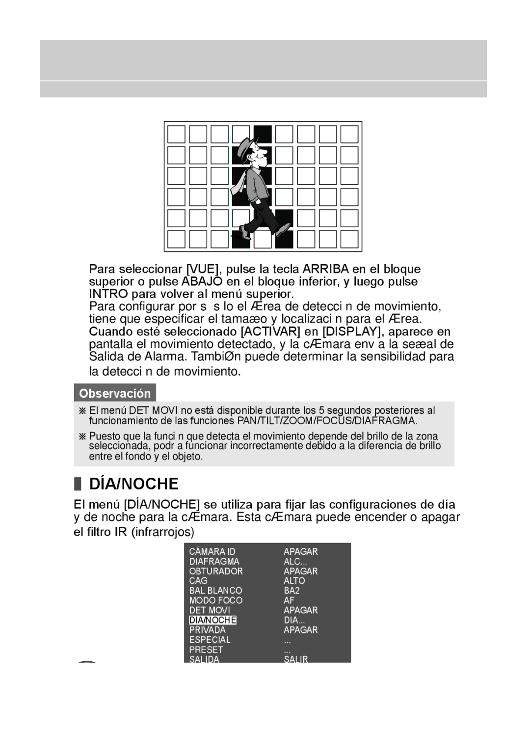 Samsung C4235(P), C4333(P), C4335(P) user manual Día/Noche 