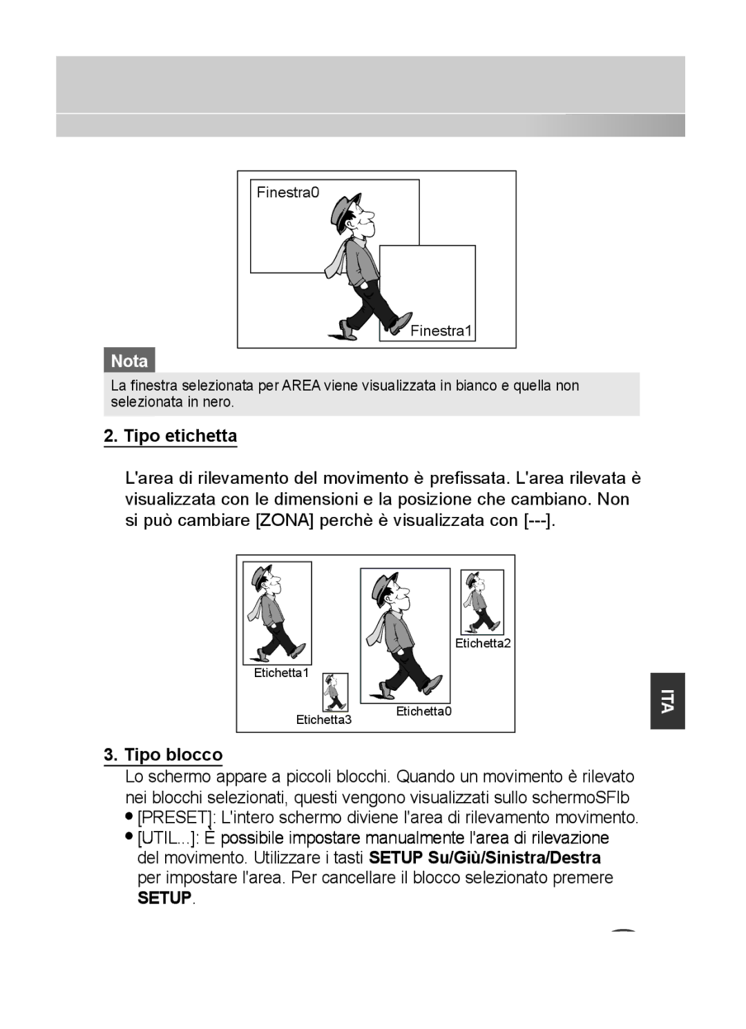 Samsung C4235(P), C4333(P), C4335(P) user manual Tipo etichetta, Tipo blocco 