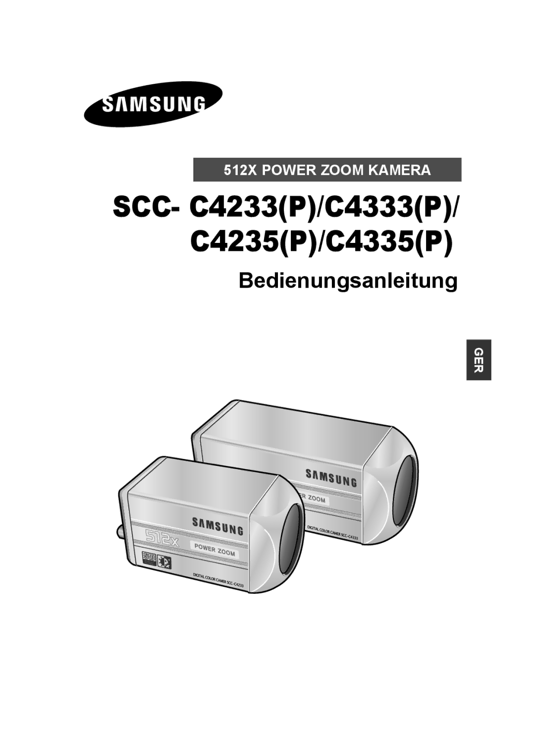 Samsung C4235(P), C4333(P), C4335(P) user manual SCC- С4233P/С4333P/ С4235P/С4335P, Bedienungsanleitung 