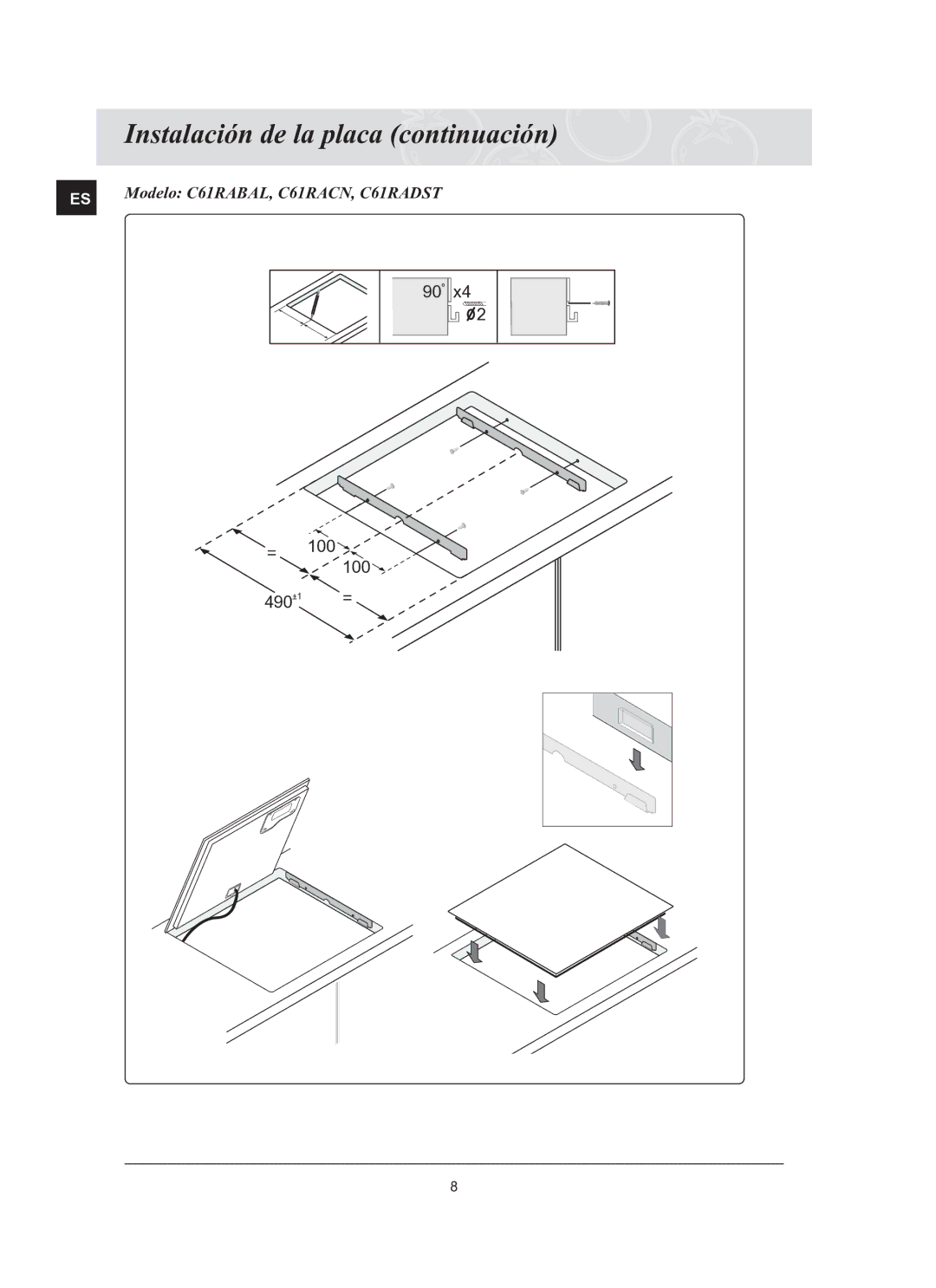 Samsung C61R2ACN/XEC manual Modelo C61RABAL, C61RACN, C61RADST 