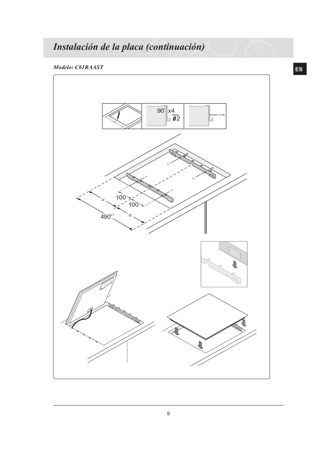 Samsung C61R2ACN/XEC manual Modelo C61RAAST 