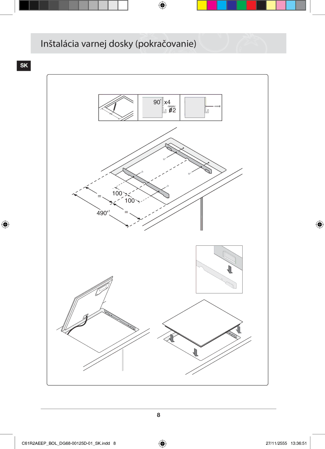 Samsung C61R2AEEP/XEH manual 100 490 +1 