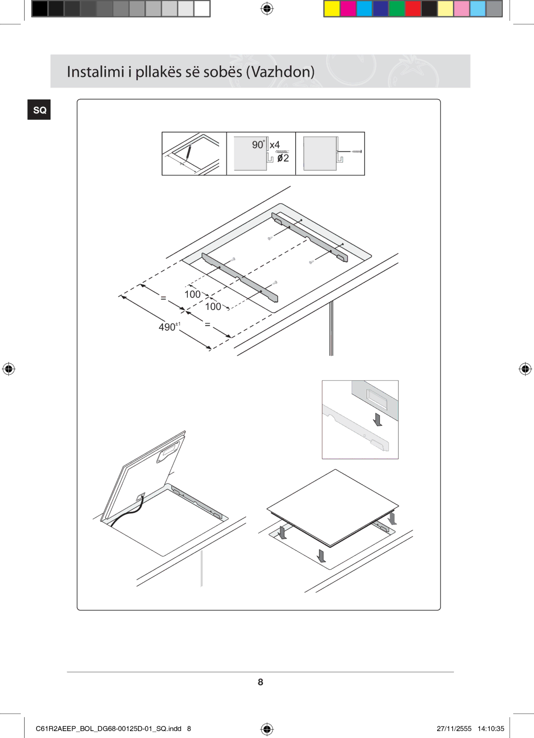 Samsung C61R2AEEP/XEH manual 100 490 +1 