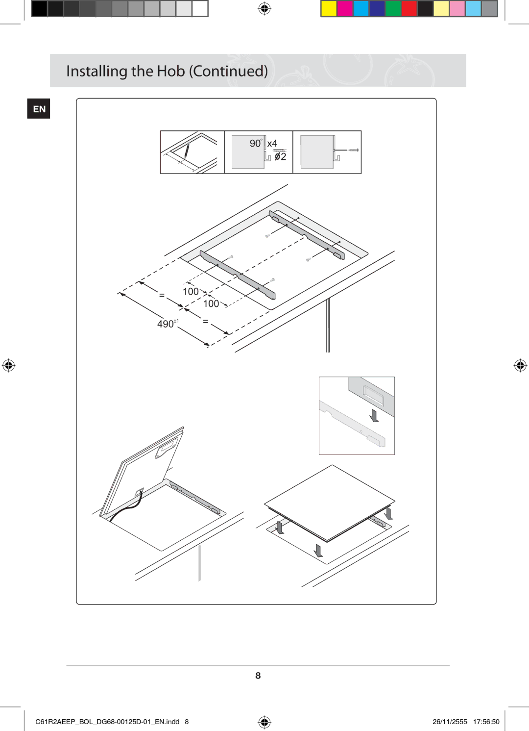 Samsung C61R2AEEP/XEH manual C61R2AEEPBOLDG68-00125D-01EN.indd 26/11/2555 175650 