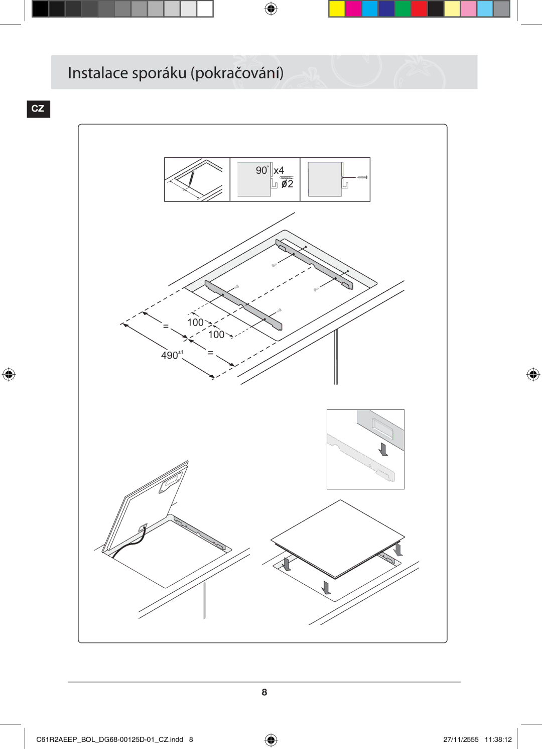 Samsung C61R2AEEP/XEH manual 100 490 +1 