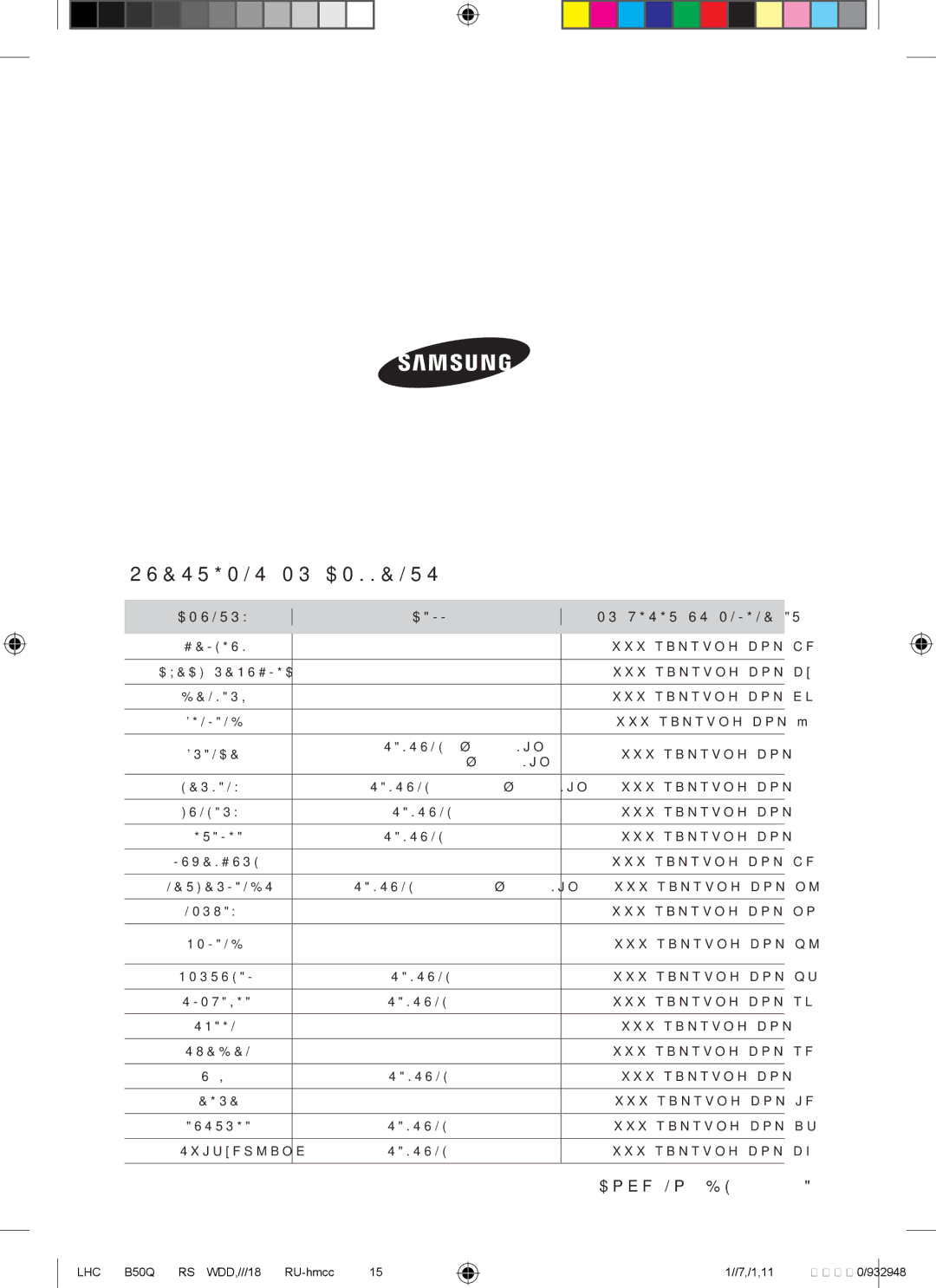 Samsung C61R2AEE/XEE manual Questions or Comments 