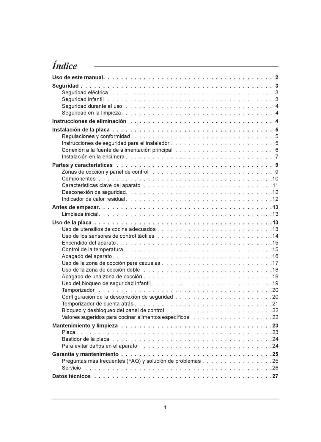 Samsung C61R2CAST/XEC manual Índice 