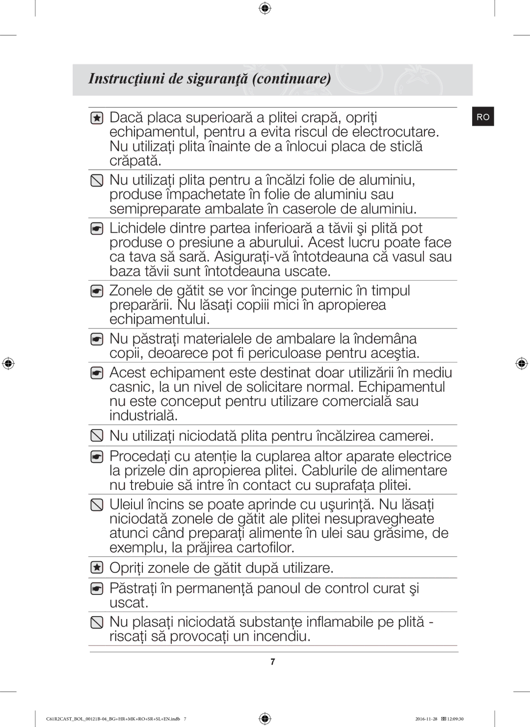 Samsung C61R2CAST/BOL, C61R2CCN/BOL, C61R2CCN/XEH manual Acest echipament este destinat doar utilizării în mediu 