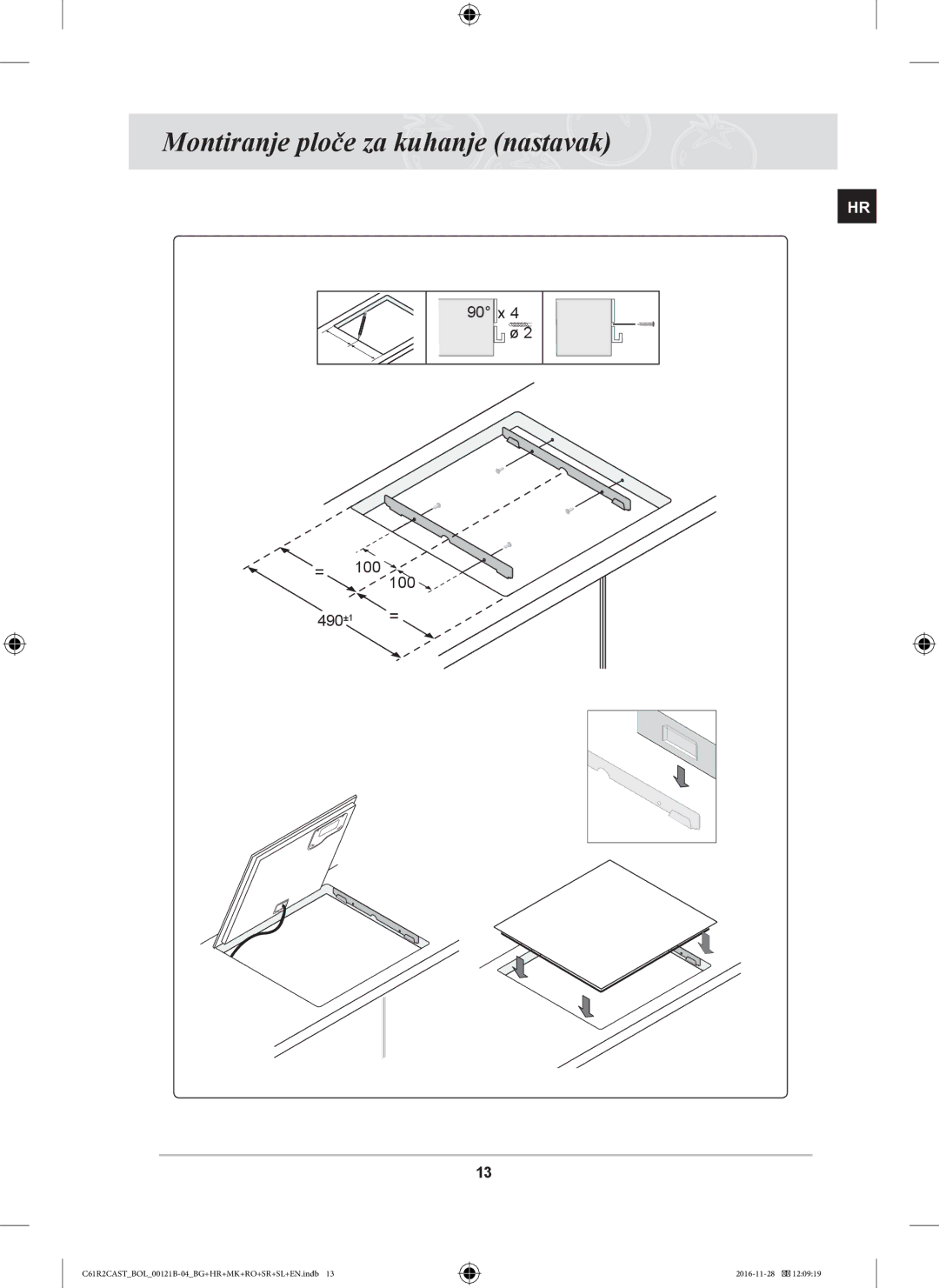 Samsung C61R2CAST/BOL, C61R2CCN/BOL, C61R2CCN/XEH manual 90 x 