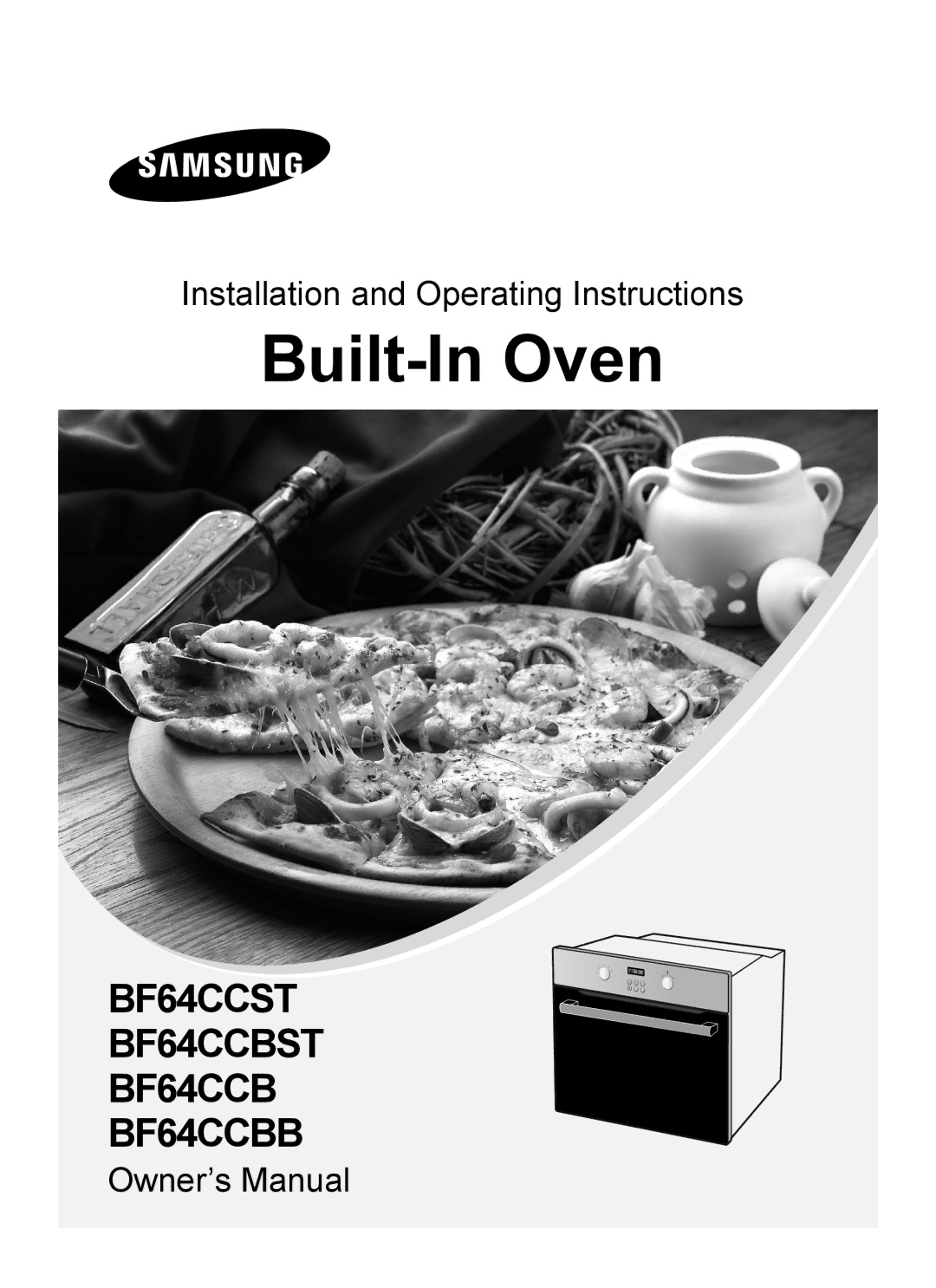 Samsung C61RAAST/BOL manual Built-In Oven 