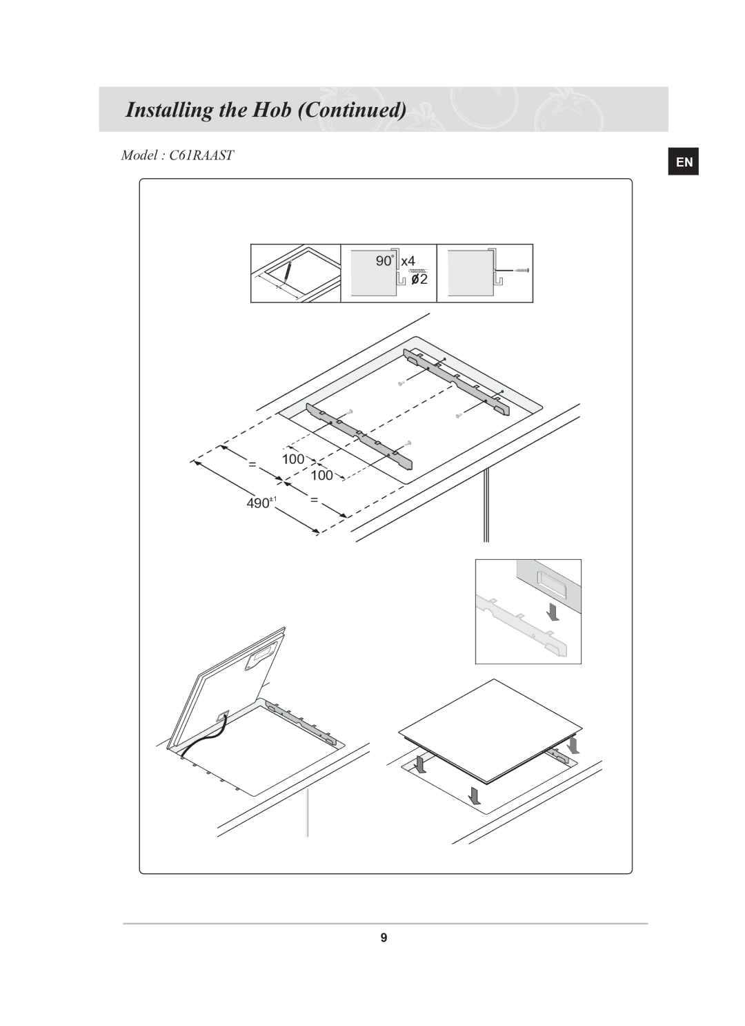 Samsung C61RAAST/SLI manual Model C61RAAST 