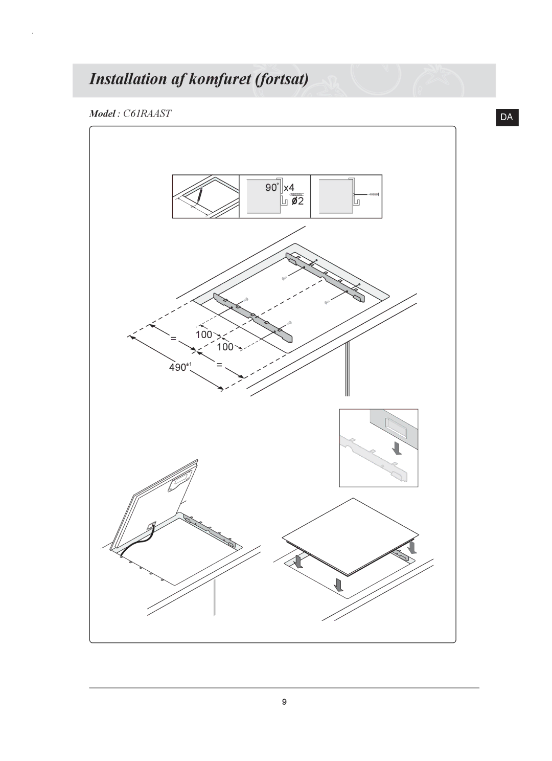 Samsung C61RAAST/XEE manual Model C61RAAST 