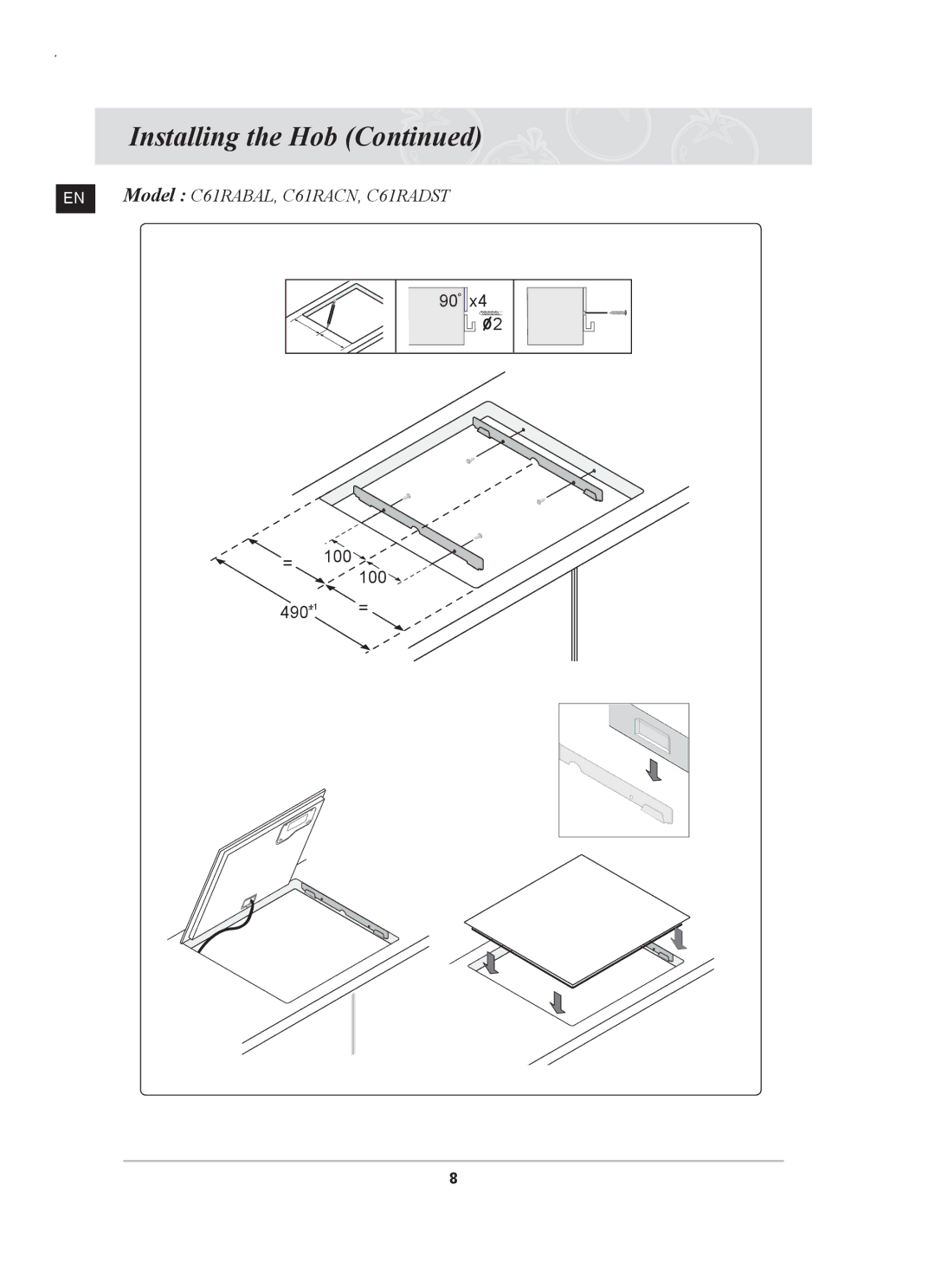 Samsung C61RAAST/XEE manual EN Model C61RABAL, C61RACN, C61RADST 