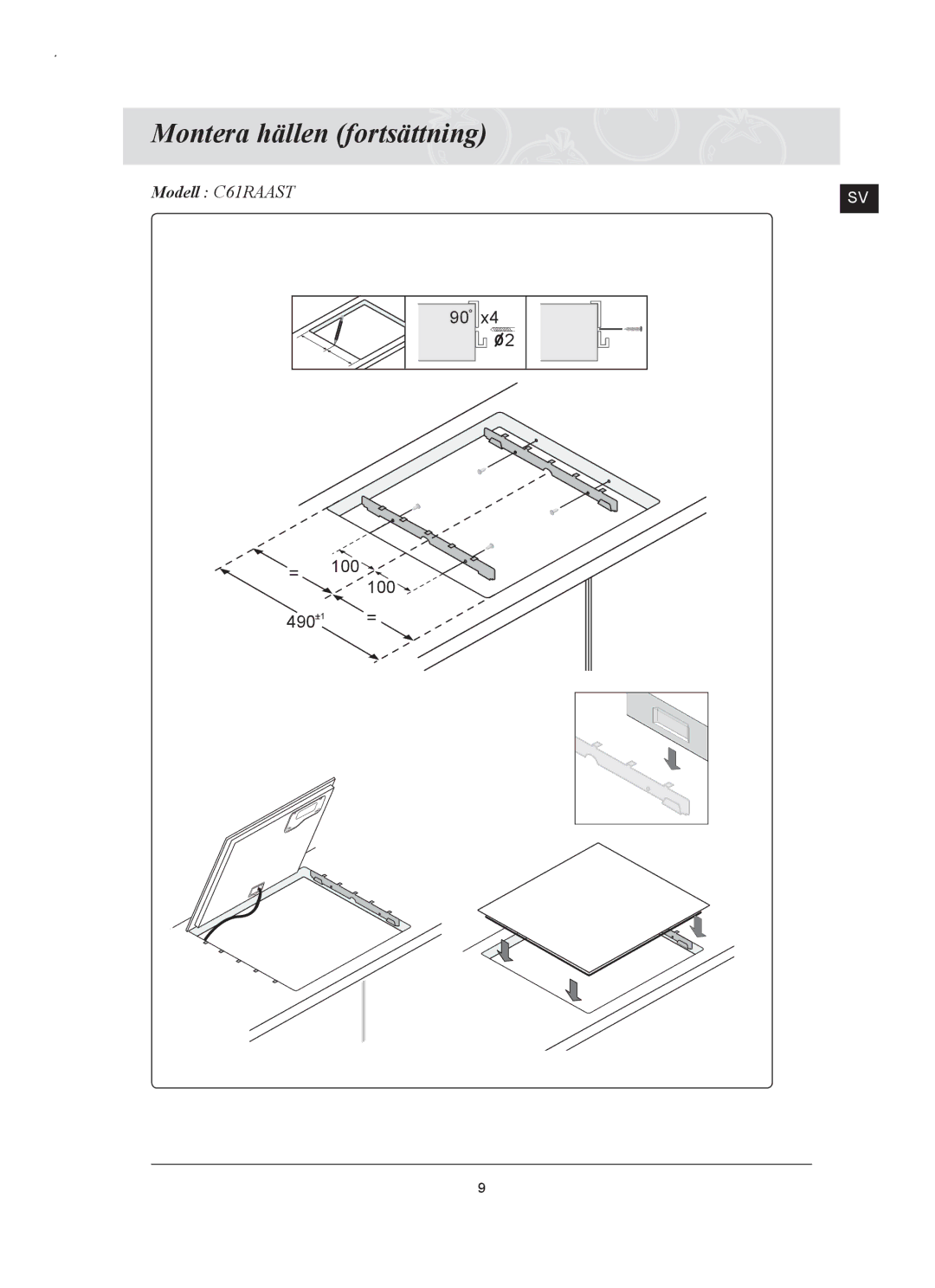 Samsung C61RAAST/XEE manual Modell C61RAAST 