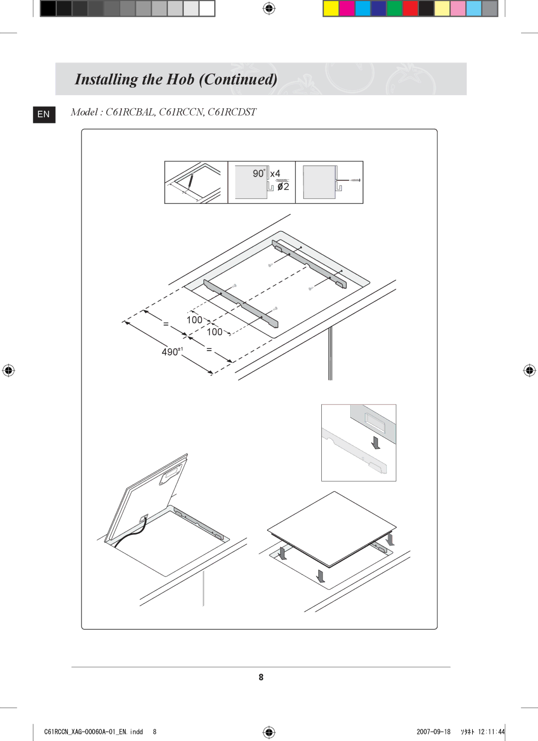 Samsung C61RCAST/XAG, C61RCCN/XEO manual Model C61RCBAL, C61RCCN, C61RCDST 