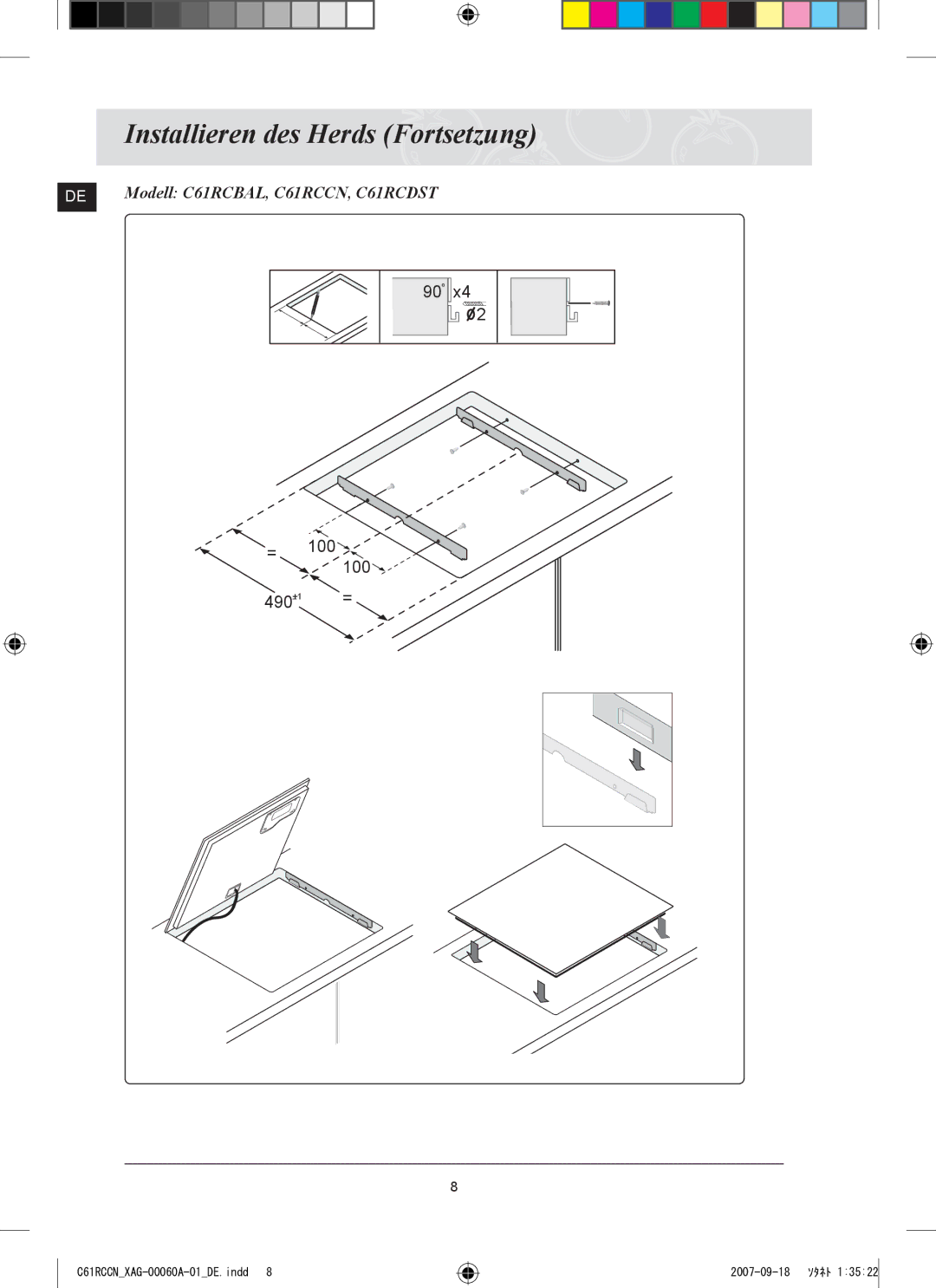 Samsung C61RCAST/XAG, C61RCCN/XEO manual Modell C61RCBAL, C61RCCN, C61RCDST 