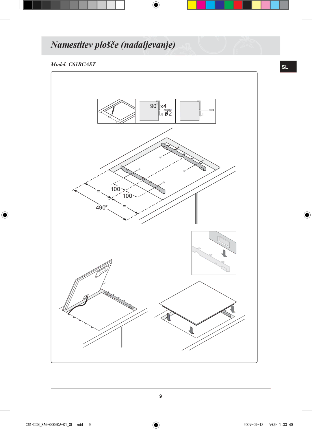 Samsung C61RCCN/XEO, C61RCAST/XAG manual Model C61RCAST 