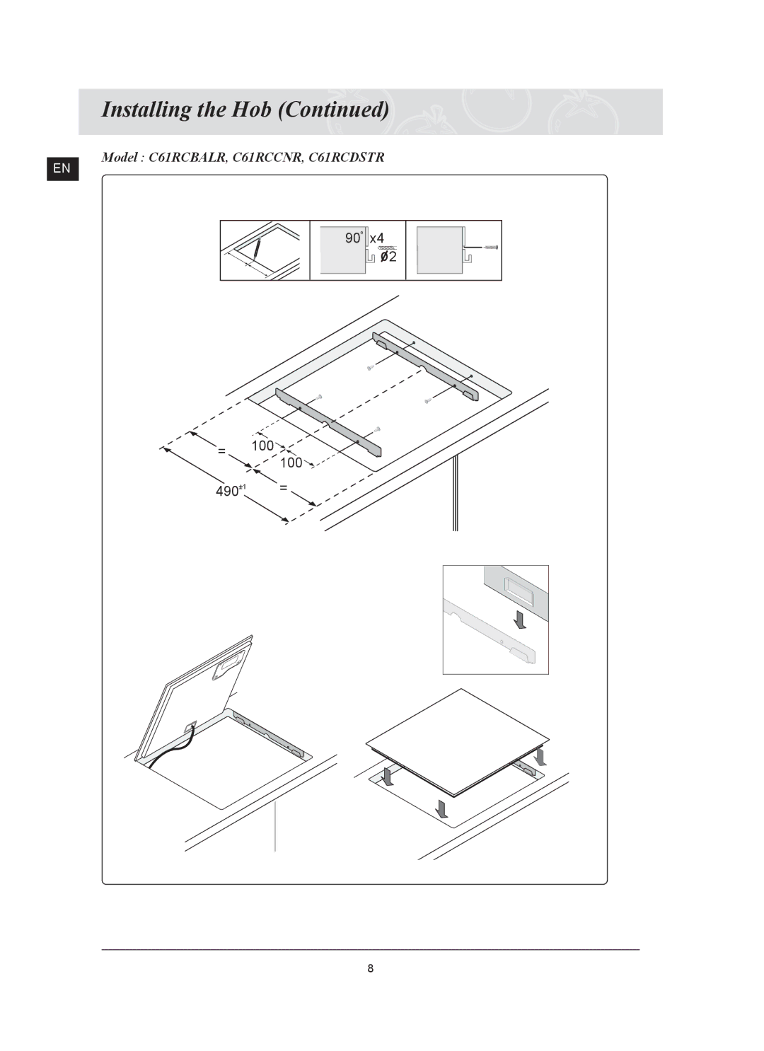 Samsung C61RCDST/XET manual Model C61RCBALR, C61RCCNR, C61RCDSTR 