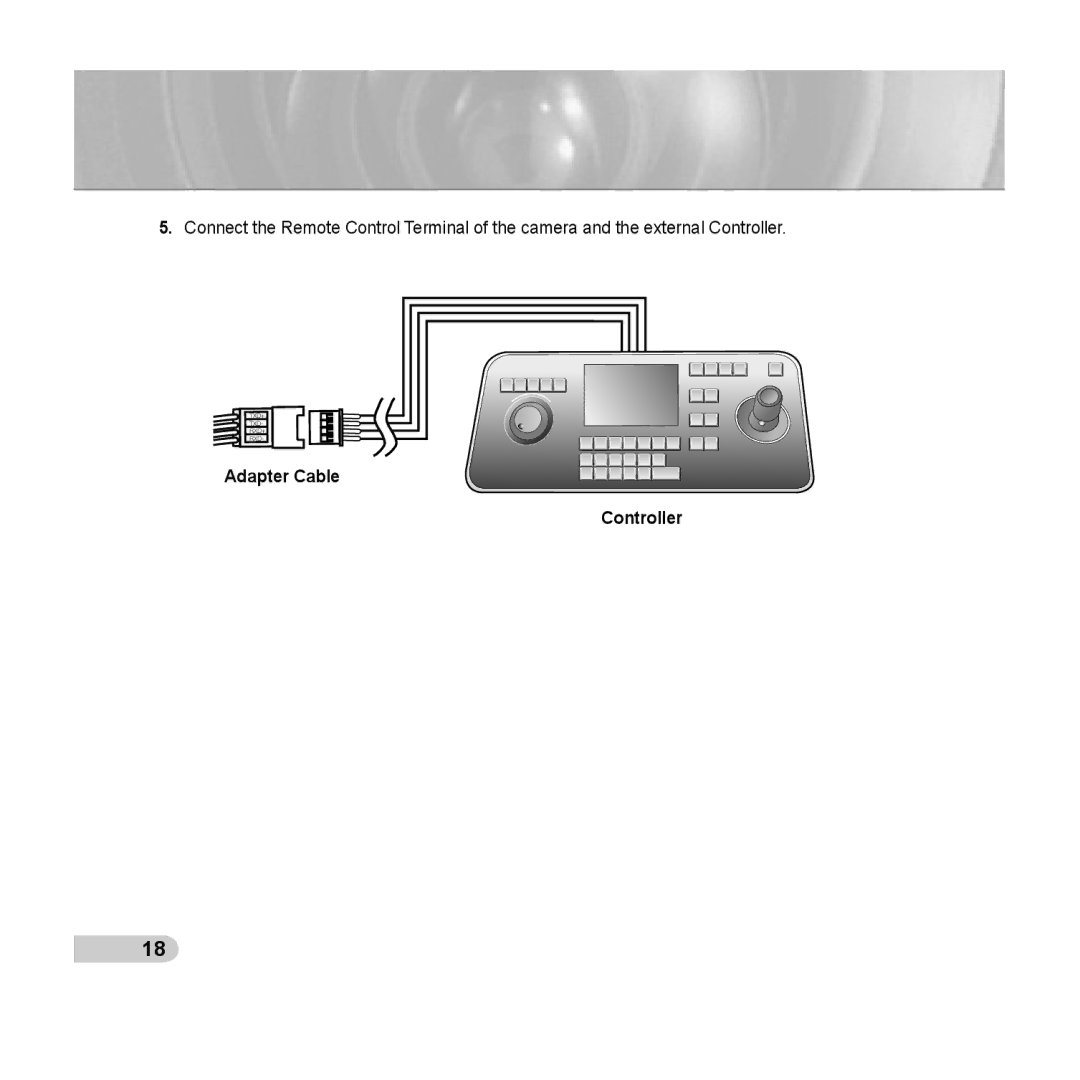 Samsung C6435(P), SCC-C6433(P) manual Adapter Cable Controller 