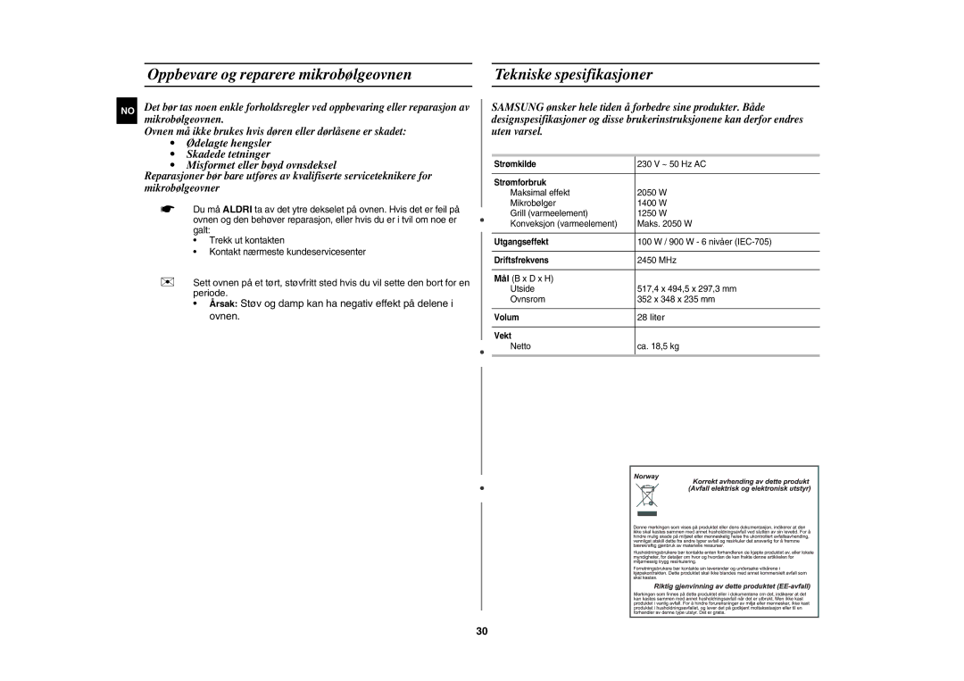 Samsung CE1000C-T/XEE manual Liter 