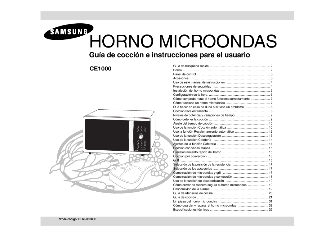 Samsung CE1000/XEC manual Cocción con varias etapas, Cómo cerrar de manera segura el horno microondas 