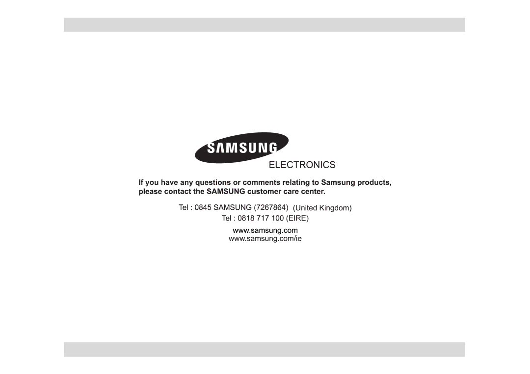 Samsung CE1071AT/XAG manual 