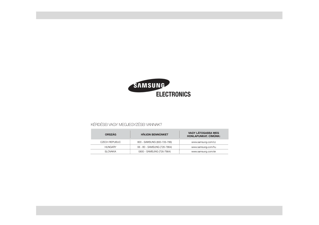 Samsung CE107V/XEH, CE107V-B/XEO manual 