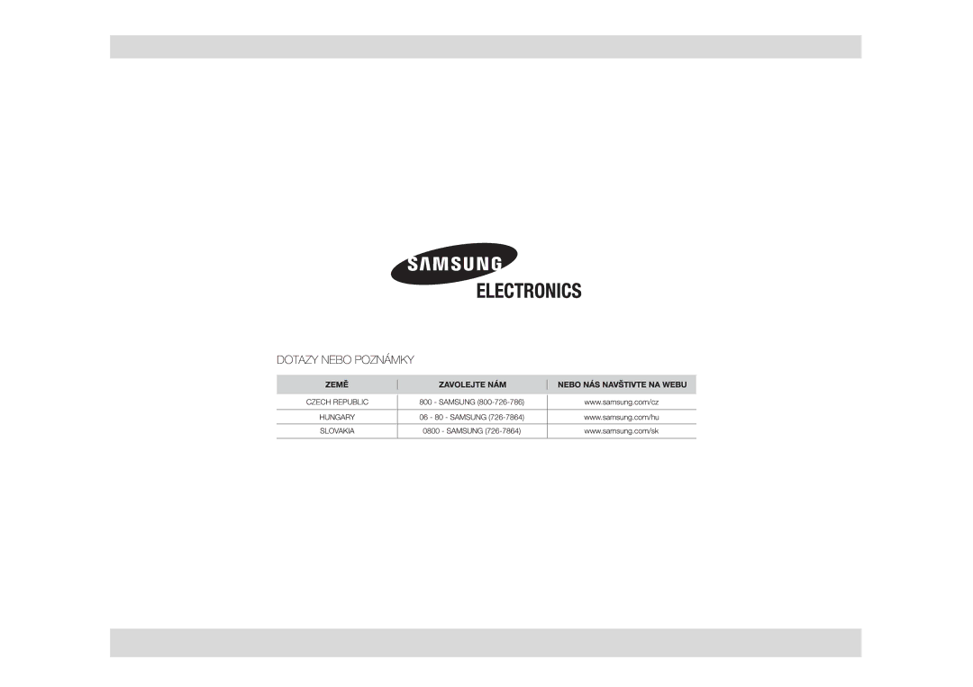 Samsung CE107V/XEH manual 